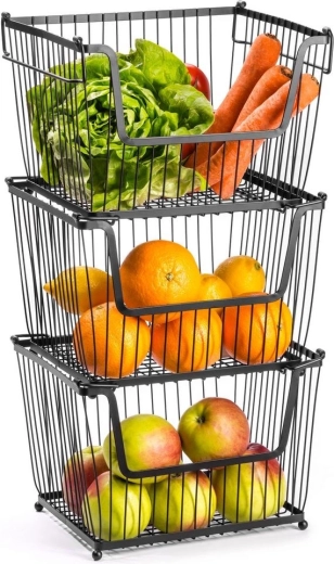 Stackable organizer to save space