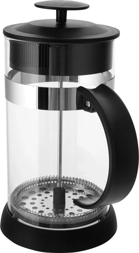 Glass carafe with a clear view of steeping