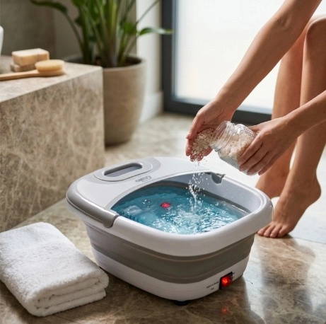 Bubble and vibration massage
