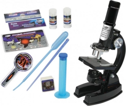 Gemin microscope in a case for kids and beginners