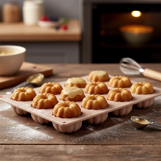 Bak tot 15 mini desserts tegelijk