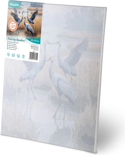 Ready to paint – stretched canvas on frame