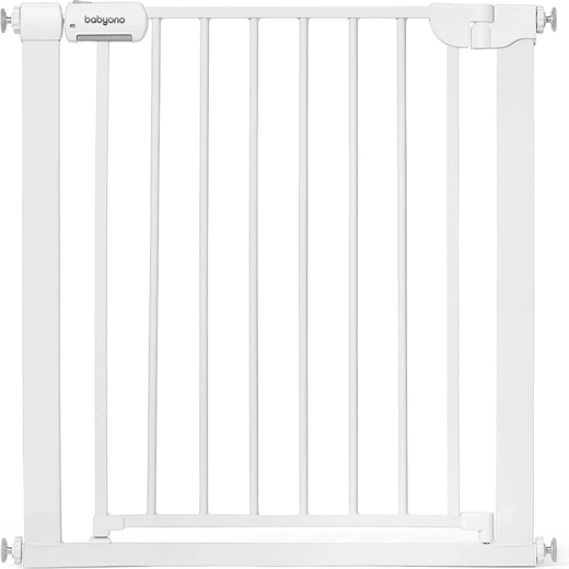 Barrière de sécurité BabyOno pour escaliers et portes 75–96 cm sans perçage