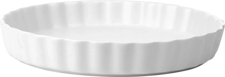 Decorative fluted rim for a perfect shape