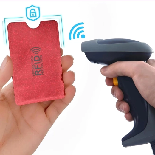 RFID protective sleeve against theft for contactless payment cards