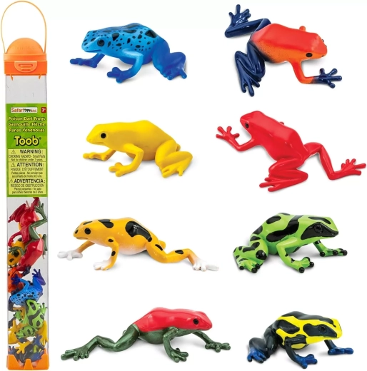 Safari Ltd. Poison Dart Frogs Tube (8 figures)