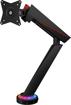 ICY BOX Gaming Monitor Stand with USB Hub and RGB Backlighting