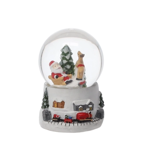 Detailreiche Winterszenen mit SANTA und Rentier