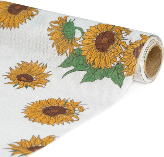 Table Runner with Sunflowers 180 × 28 cm