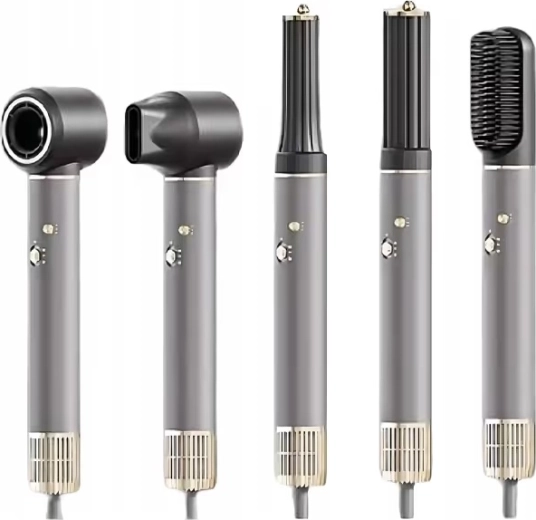 5-in-1 styling: drying, smoothing, and curls in one