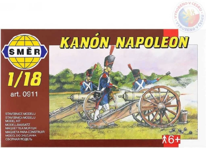 Maquette Směr : canon Napoléon 1:18 (kit en plastique)