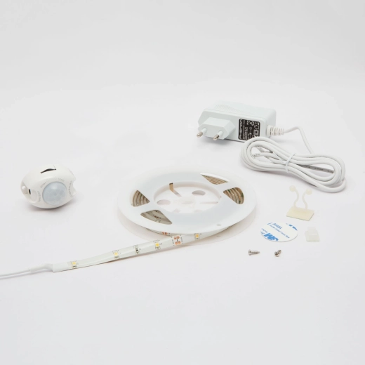 LED-Streifen mit Bewegungssensor, 2 m, warmweiß
