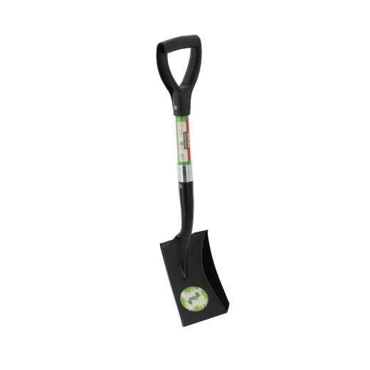 Mini shovel with steel shaft