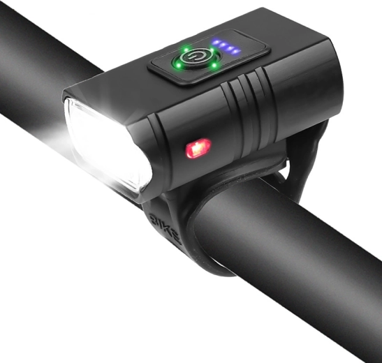 Krachtig licht van 550 lm en 6 lichtstanden