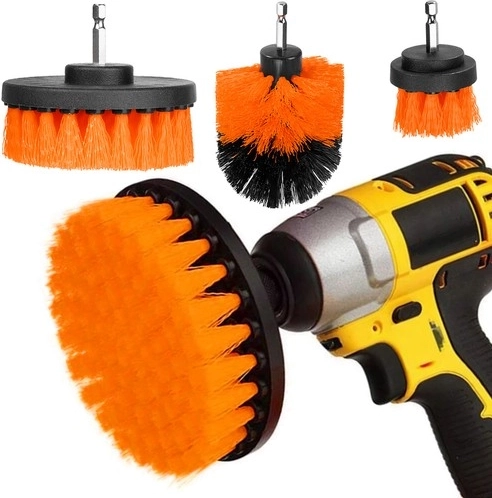 Set reinigingsborstels voor boormachine – 4 stuks