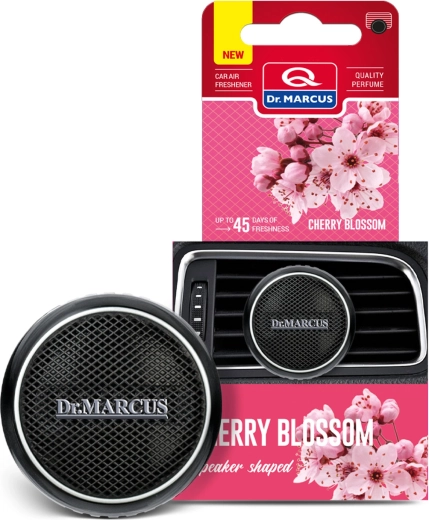 Dr. Marcus luchtverfrisser voor in de auto in de vorm van een luidspreker Cherry Blossom