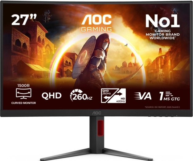 AOC Gaming gebogen gamingmonitor CQ27G4Z2 27" QHD 260 Hz VA