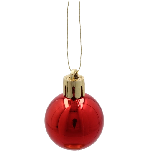 Glossy and matte 3 cm baubles