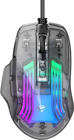 Souris de jeu filaire Havit avec éclairage RGB