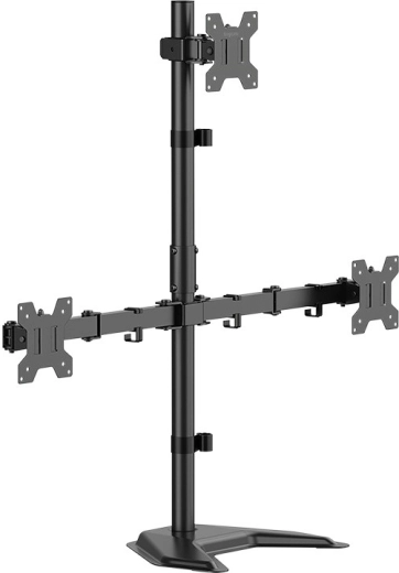 Flexible layout for three monitors