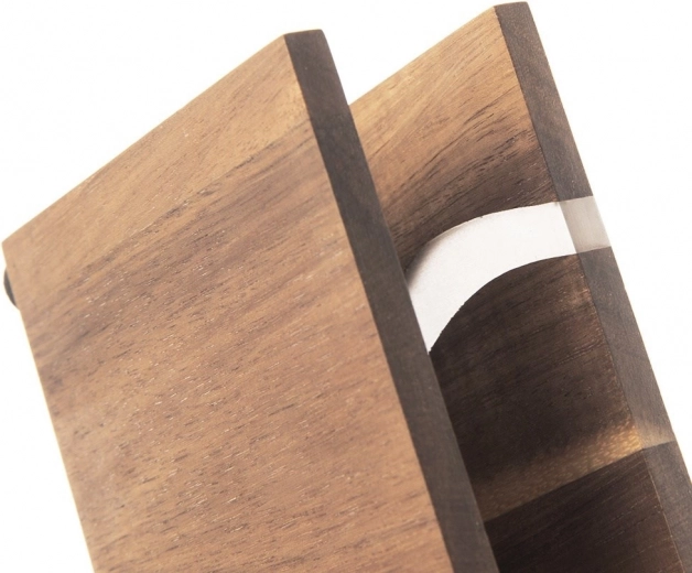 Natuurlijk acaciahout met hars