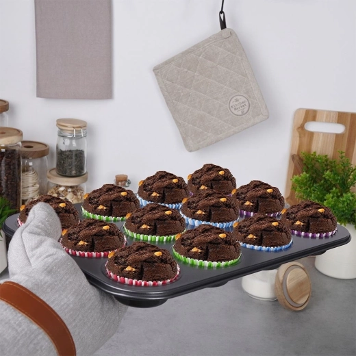 12 muffins tegelijk bakken