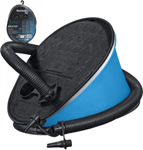 Bestway foot pump for mattresses with adapters