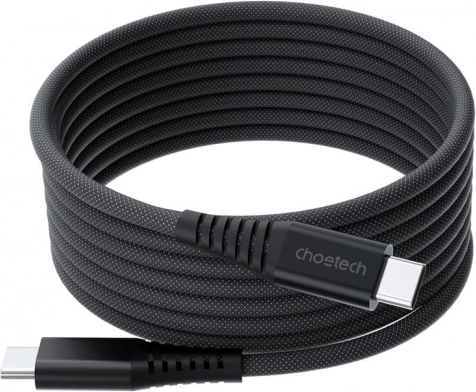 Choetech USB-C naar USB-C magnetische kabel 240W 1,8m zwart