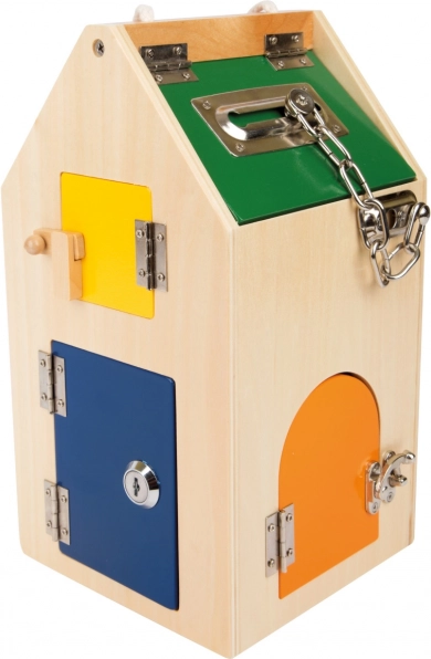 Small Foot Lock House Activity Toy