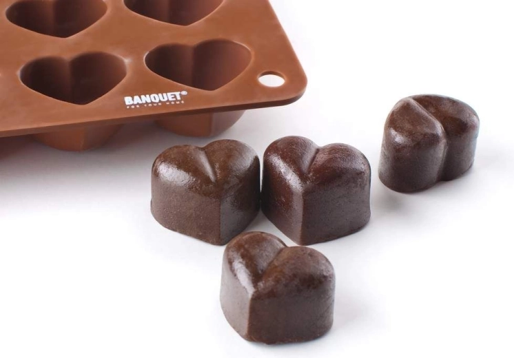 Easy release thanks to flexible silicone