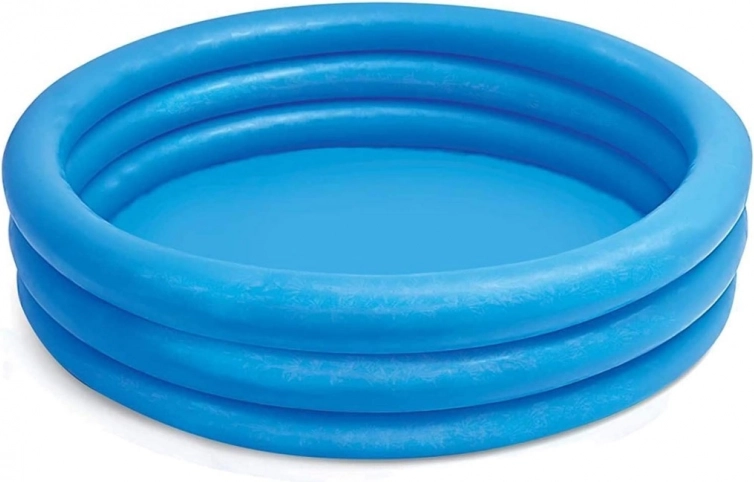 aufblasbares Planschbecken Intex Crystal Blue 168 × 38 cm