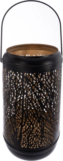 Metal Tree Candle Holder, Black and Gold