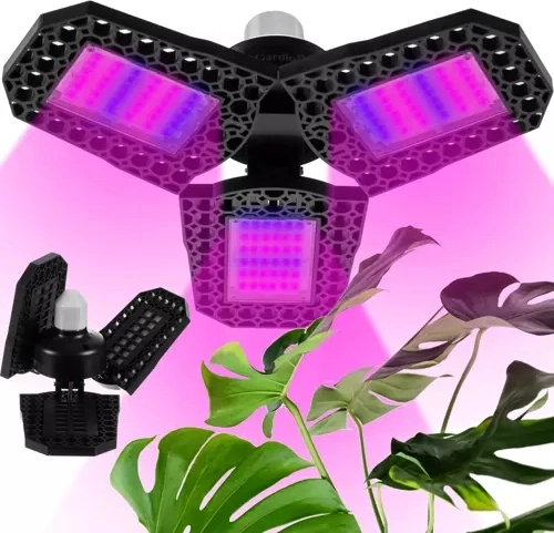 Kweeklamp voor plantengroei 108 LED GARDLOV, E27, 8 W