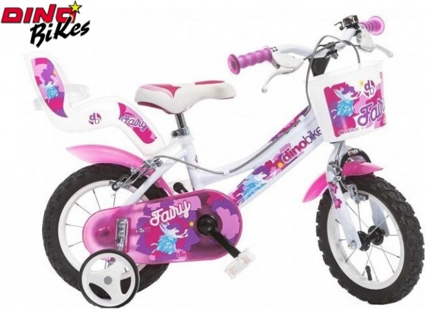 Vélo enfant 12" blanc DINO BIKES