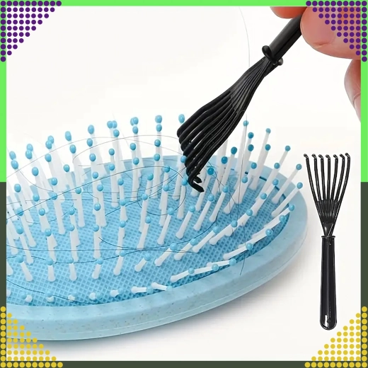 Quick hair removal from bristles