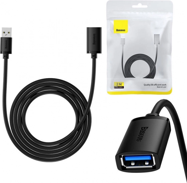 USB 3.0 Verlängerungskabel BASEUS AirJoy 2 m schwarz