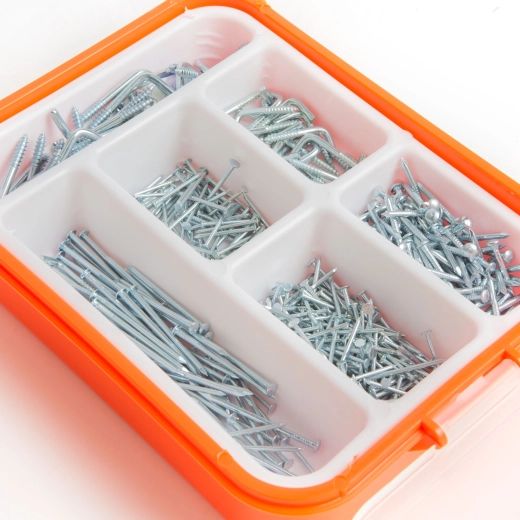Kit de clous et de crochets, 475 pièces