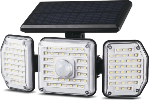 Éclairage LED solaire avec capteur de mouvement