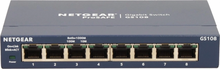 Netgear ProSAFE GS108 unmanaged Gigabit-Switch 8× RJ‑45