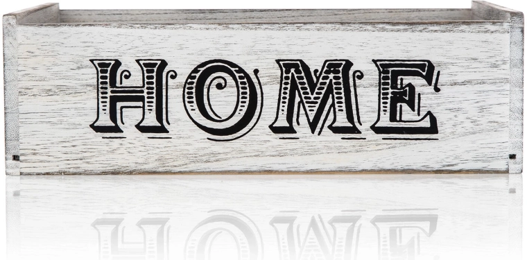 Rustic design with HOME inscription