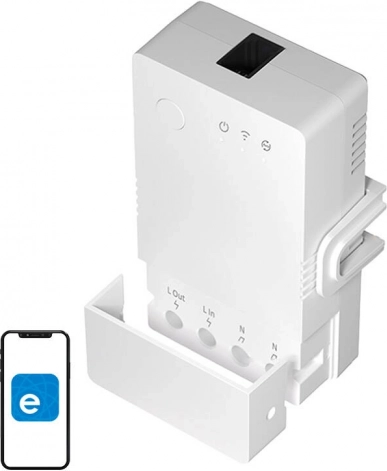 Interrupteur Wi‑Fi intelligent Sonoff THR316 pour la surveillance de la température et de l’humidité – Origine
