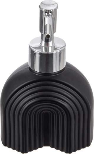 Modern matte glass with ribbed texture