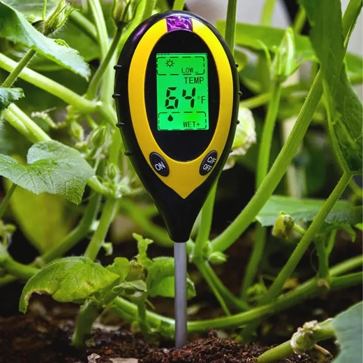 Contrôle de la température et de l’humidité du sol directement dans le pot