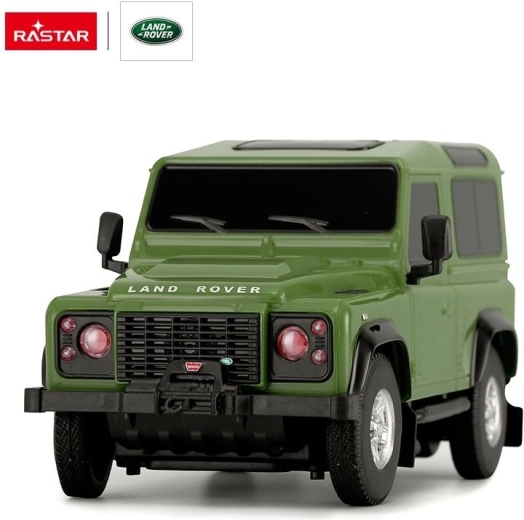 Rastar Land Rover Defender RC-auto 1:24 groen - 1 stuk