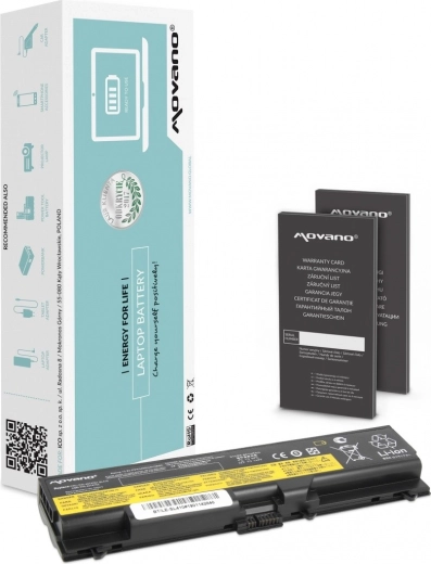 Movano battery for Lenovo ThinkPad T410/T420/T510 4400 mAh (48 Wh)