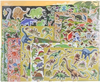 Autocollants dinosaures – 500 pcs