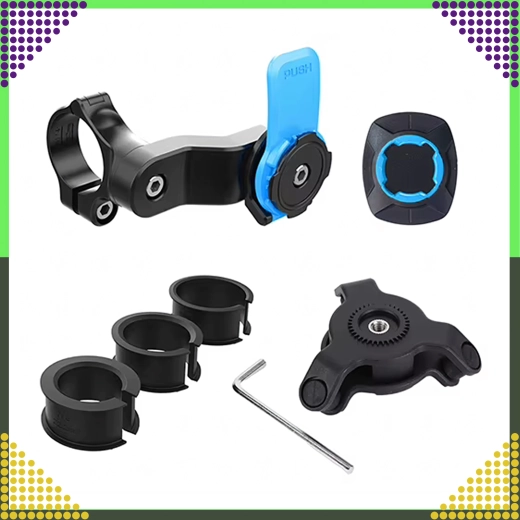 Secure mounting on various handlebars