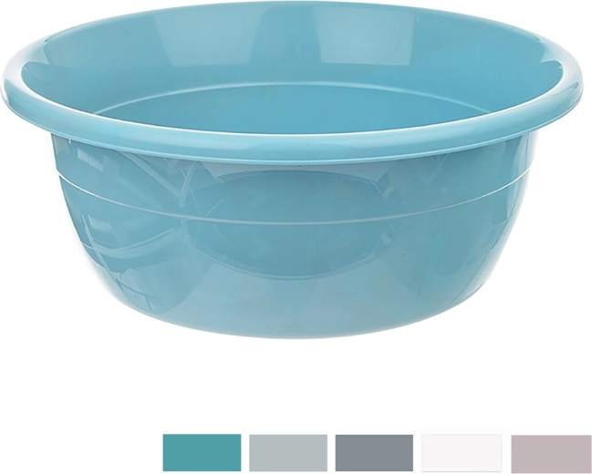 Dem portable round plastic wash basin 22 L (assorted colors)