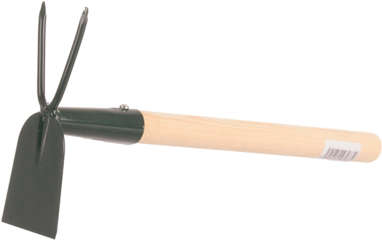 Binette PROFI à main à 2 pointes avec manche de 27 cm