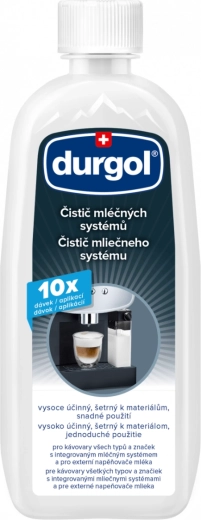 Durgol nettoyant pour système laitier pour toutes les machines à café et mousseurs à lait 500 ml